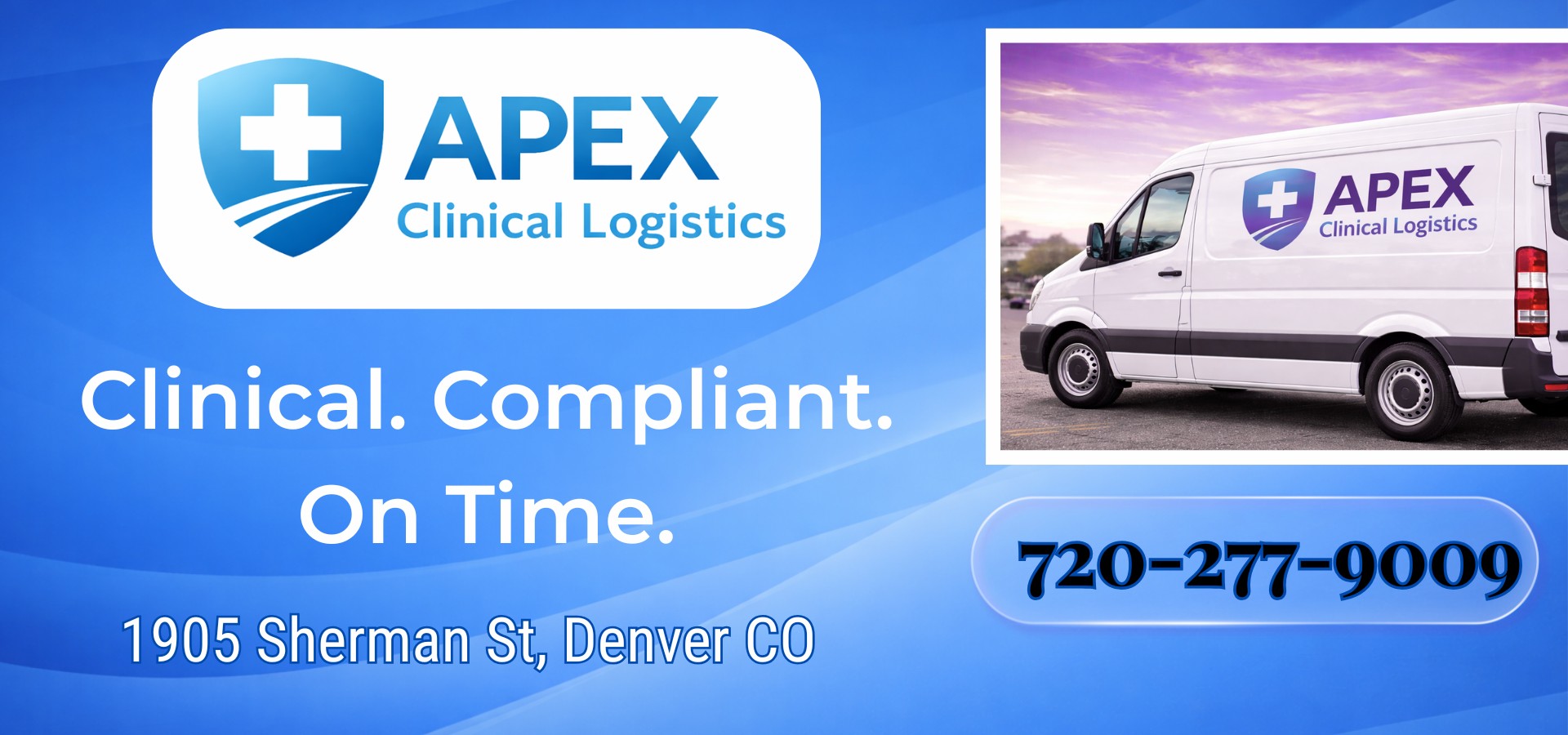 Apex Clinical Logistics Header